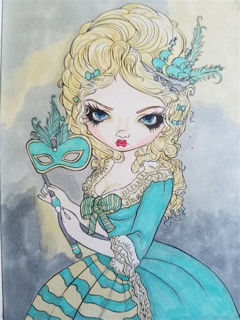Jasmine has selected 55 of her favorite characters to create this fantasy art adventure for you to enjoy. masquerade | Jasmine becket griffith, Becket, Adult coloring