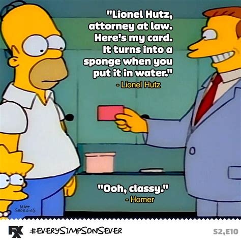 How often do you use quotes? Lionel Hutz Attorney At Law