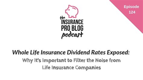 So, if you take out a $25,000 policy with a five percent dividend, you would receive $1250 per year. Whole Life Insurance Dividend Rates Exposed - YouTube