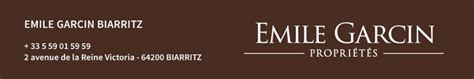 Today it has fourteen agencies in france (not franchised), 2 antennas in marrakesh and tangiers and correspondents in dublin, london and stockholm. Agence Emile Garcin : Résidences Immobilier,luxe et ...