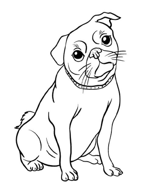 Cute puppy image to print and color 033. דף צביעה עם כלב חמוד להדפסה | דפדפים - המאגר הגדול בארץ של ...