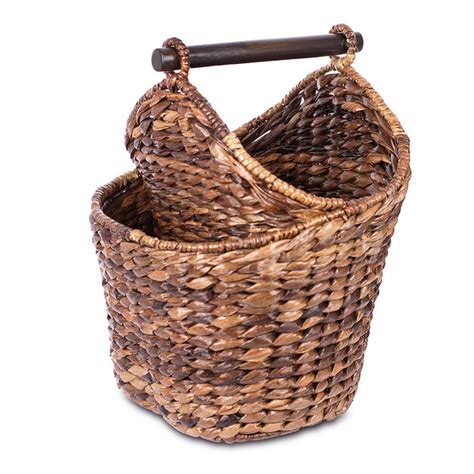 Purchase at your local at home store. Abaca Toilet Paper Holder with Pocket - Espresso ...