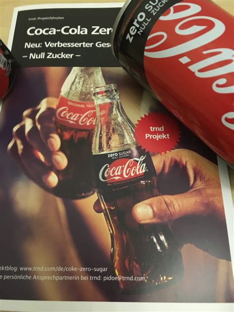 Try this sugar free soda today! Das kleine Testcafé: Die neue Coca-Cola Zero Sugar im Test