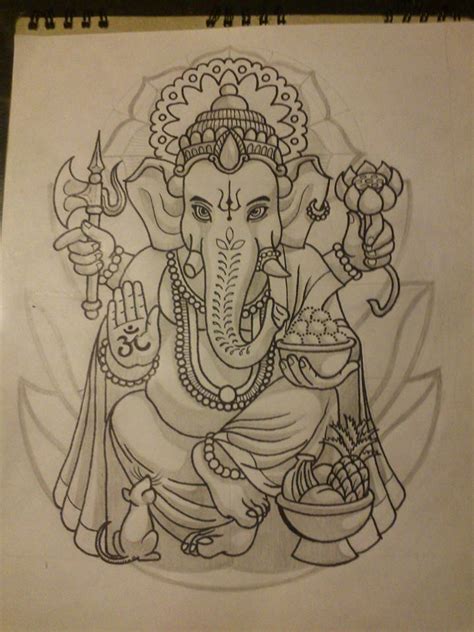 It is a part of the hindy religion, and is an amazing body art! Lord Ganesh Tattoo Design by srwolvier on DeviantArt