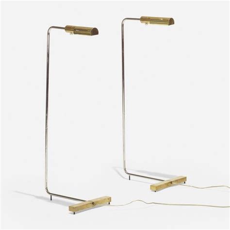 Important 1966 cedric hartman floor lamp for jack lenor larsen serial no. CEDRIC HARTMAN, floor lamps model 1UWV, pair | Wright20.com