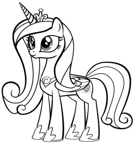 Princess celestia gambar kuda poni mewarnai. Mewarnai Litle Poni
