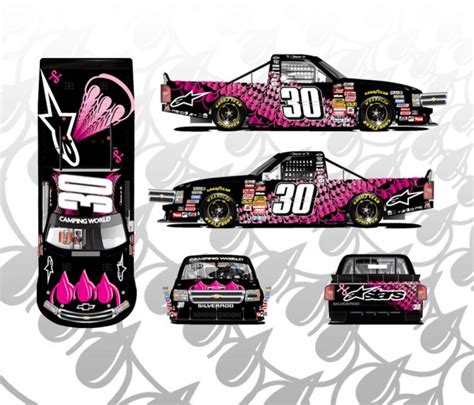 The only canadian stop for the nascar camping world truck series and the first ever nascar event to be held at canadian tire motorsports park will be billed at the chevy silverado 250. Alpinestars Produces Unique Breast Cancer Awareness Livery ...