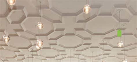 The weight is only one third of solid aluminum panel. honeycomb ceiling | Ceiling lights, Ceiling, Decor