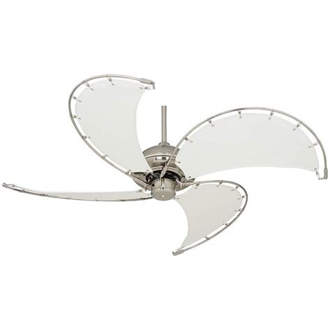 Free delivery and returns on ebay plus items for plus members. 52" Aerial II Brushed Nickel Canvas Blade Ceiling Fan ...