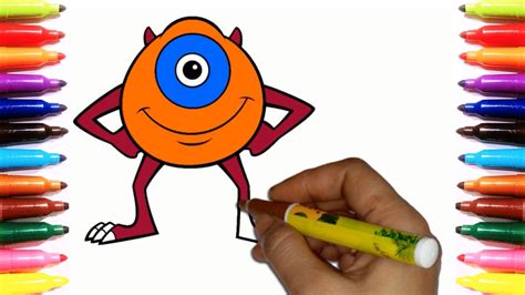 Hier zijn een heleboel nieuwe kleurplaten voor de grotere kids & volwassenen. How to Draw Monster | Coloring Videos for Kids | Drawing ...