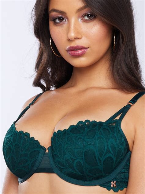 Holiday strip tease in lingerie. Savage Not Sorry Lightly Lined Lace Balconette Bra in ...