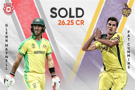 The ip address has changed. IPL Auction 2020: Pat Cummins, Glenn Maxwell Rule The Roost