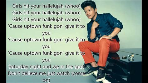 outro dm uptown funk you up, uptown funk you up (say whaa?!) found any corrections in the chords or lyrics? Bruno Mars-Uptown Funk!-Lyrics!! - YouTube