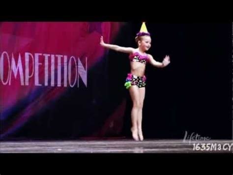 I'd like to give one or two right now. Dance Moms Mackenzie's Solo - The Party Starts Right Now ...