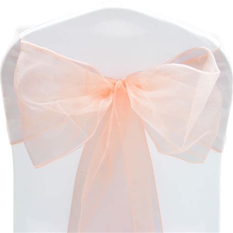 Tulle shop offers chair sashes in all major fabrics like organza chair bows, glitter chair bows, satin chair bows. 1 10 50 100 Organza Sashes Chair Cover Bow Sash WIDER ...