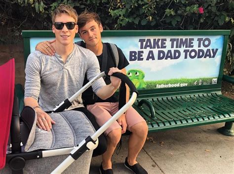 Tom daley and dustin lance black have been together for eight years and they are celebrating their tom, 26, and dustin, 46, got married in 2017 and they welcomed their son robbie into the world in. Tom Daley and Dustin Lance Black Don't Know Which of Them ...
