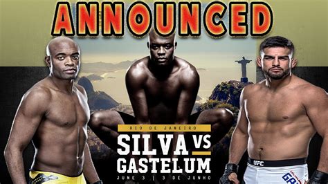 Kelvin gastelum (born october 24, 1991) is an american professional mixed martial artist. Kelvin Gastelum Vs Anderson Silva | Announced | Fight Talk ...