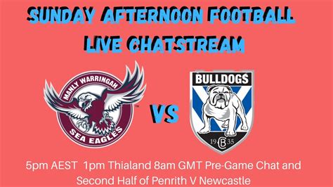 Manly sea eagles a state funeral for rugby league immortal robert bob fulton will take place this morning in sydney's st mary's cathedral. The Mighty Manly Sea Eagles Vs Bulldogs Live Chat Stream ...