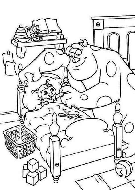 Coloring pages are printable coloring pictures with residents of monstropolis familiar to each kid. Monster Boo Coloring Pages - Coloring Home