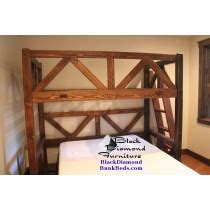 Beach house style bunk bed. Perpendicular Bunk Beds are Perfect for Adults and Guest Rooms