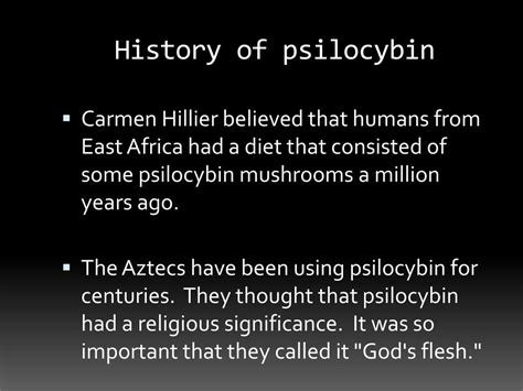 When you think of hallucinogenic cacti what do you think? PPT - Psilocybin PowerPoint Presentation, free download ...