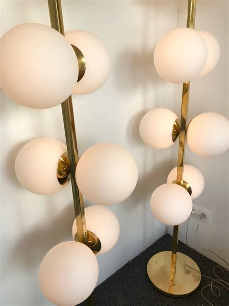 Wayfair.com has been visited by 1m+ users in the past month Contemporary Brass Floor Lamps Opaline Ball, Italy For ...