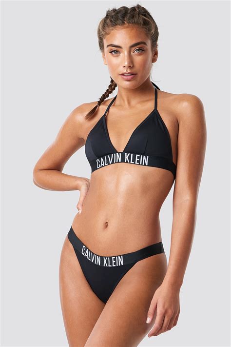 Brazilians, the people (citizens) of brazil, or of brazilian descent. Calvin Klein Synthetic Brazilian Bikini Bottom Black - Lyst