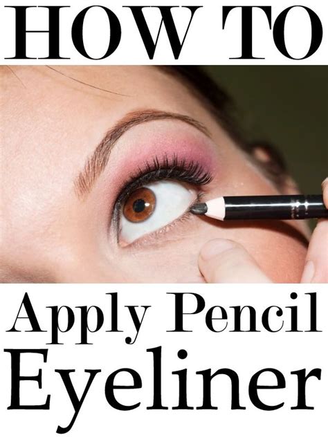 Liquid and gel eyeliners may be supremely popular at the moment, but think back to your early adventures with eye makeup.the eyeliner you wielded was likely a pencil and—if you were lucky—a retractable eyeliner pencil at that. How to Apply Pencil Eyeliner | 5WaysTo.net | Pencil ...