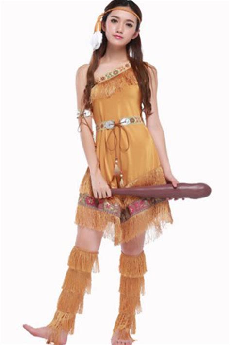 Halloween is a yearly affair, but you cannot use the same one of the coolest halloween costumes for little kids is that of a native american indian chief. Light Brown Indian Girl Halloween Costume #028405 @ Sexy ...