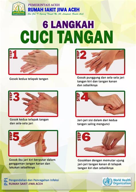 Download now manfaat dan pentingnya cuci tangan rskb banjarmasin siaga. Terbaik Dari Poster Cuci Tangan 6 Langkah - Koleksi Poster