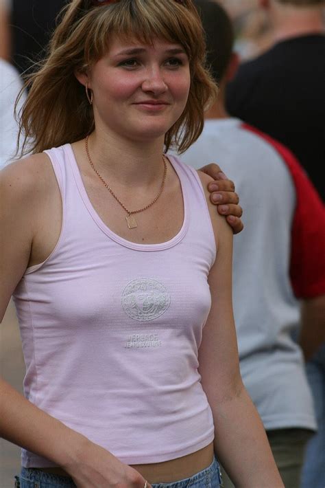 The young schoolgirl is 9 years old. Braless Puffy Nipples