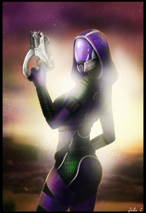 After what seems like, and actually was the longest time away from da, and any art in general. Tali Zorah vas Normandy by GiuliaSt on DeviantArt