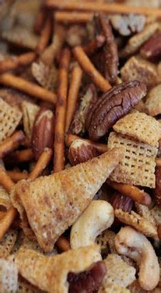 While the three different types of. TEXAS TRASH | Chex mix recipes, Salty snacks