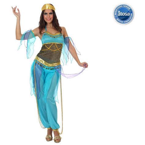 Una odalisca es una estatua, ¿verdad? Fato Odalisca Dançarina Harem Azul Adulto 671 ...
