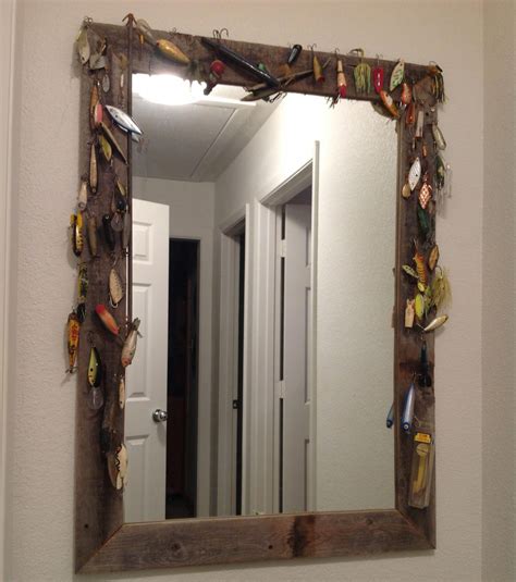 Enjoy free shipping on most stuff, even big stuff. DIY fishing lure mirror for lakehouse. My mom made this ...