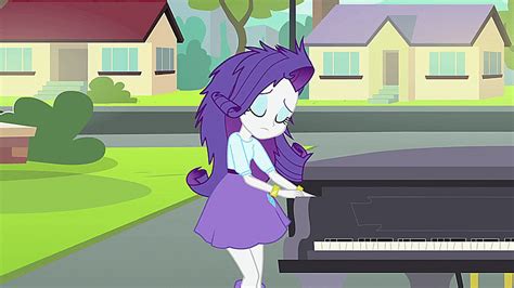 Rarity is in an equestria girls rock band! #623334 - safe, screencap, rarity, equestria girls, player piano, rainbow rocks, animated ...