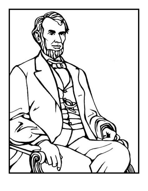 Undeniably one of our greatest united states presidents. Preschool Presidents Day Coloring Pages