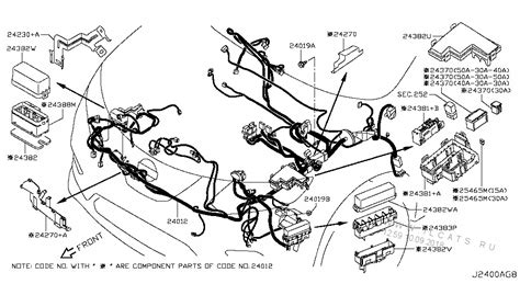 Some components may have multiple. NISSAN X-TRAIL T32 WIĄZKA INSTALACJA BSM PUSZKI ...