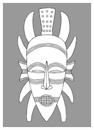 2805 x 3630 file type: Image result for african masks drawings for kids | Mask ...