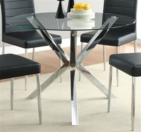 It can be used in homes, dorms, or offices.astylish, simple, and compact storage furniture.thoughtful details make it more practicalthe height of the round table is 16.33inch, which is the perfect height for a coffee table. Contemporary Dining Table with Glass Top - Walmart.com ...