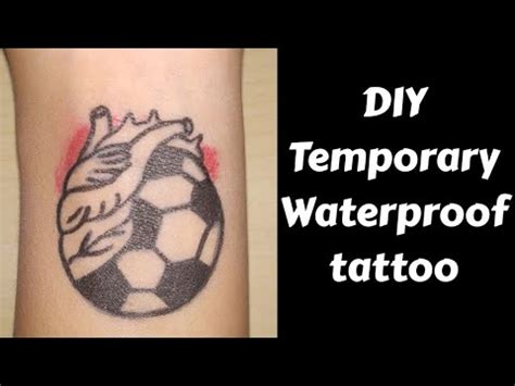 Temporary tattoos are decorative images that stick to the skin. DIY TEMPORARY TATTOO (WATERPROOF) | How to remove - YouTube