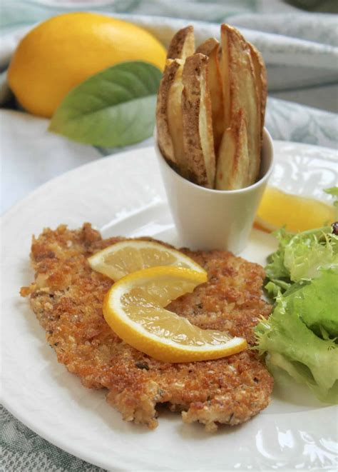 Cut several small slits around the edges to prevent curling. Schnitzel - Thin Breaded German Pork Chops : Easy ...