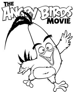 You can save the angry birds drawings to your disk, print or do whatever you want with them, but it is strictly forbidden to link directly to the images. Chuck Angry Birds Movie coloring page to print or download