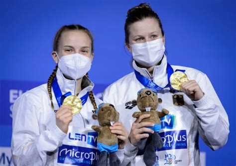 From the age of 7 years old, she has started diving. German Women Win by European Championships' Smallest ...