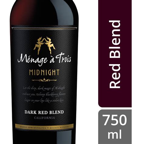 Menage a trois prosecco red wine. Menage A Trois Midnight Red Wine 750 ML - Walmart.com ...