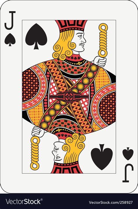 The jack of spades is a fifth age quest. Jack spades Royalty Free Vector Image - VectorStock