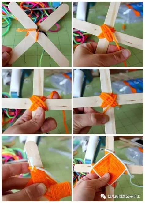 幼兒園玩教具之毛線編織，能完成這些手工的孩子比同齡人厲害 - 每日頭條 | Yarn crafts for kids, Crafts for ...