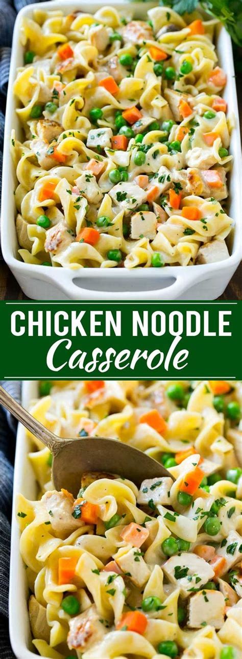 This casserole recipe has a bit of extra kick and is perfect for when you need something warming and homely. Chicken Noodle Casserole Recipe | Creamy Chicken Casserole | Cream of Chicken Soup C… | Creamy ...