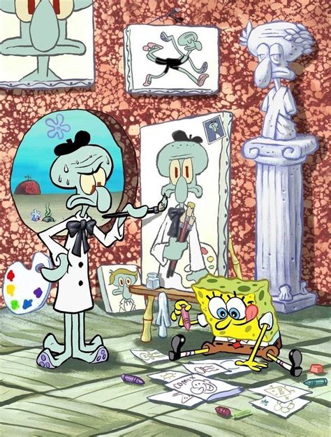 'handsome squidward meme' poster by zelius. Pin by Marcela T on Spongebob Memes in 2020 | Spongebob ...