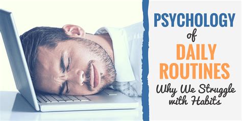 A daily routine supports your mental wellbeing by giving you more control of your life, helping you cope with change and feel less stressed. Psychology of Daily Routines (why we struggle with habits)